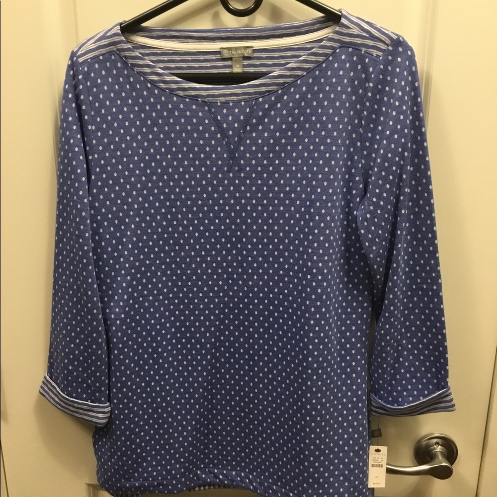 NWT Talbots Double Knit Top- Medium